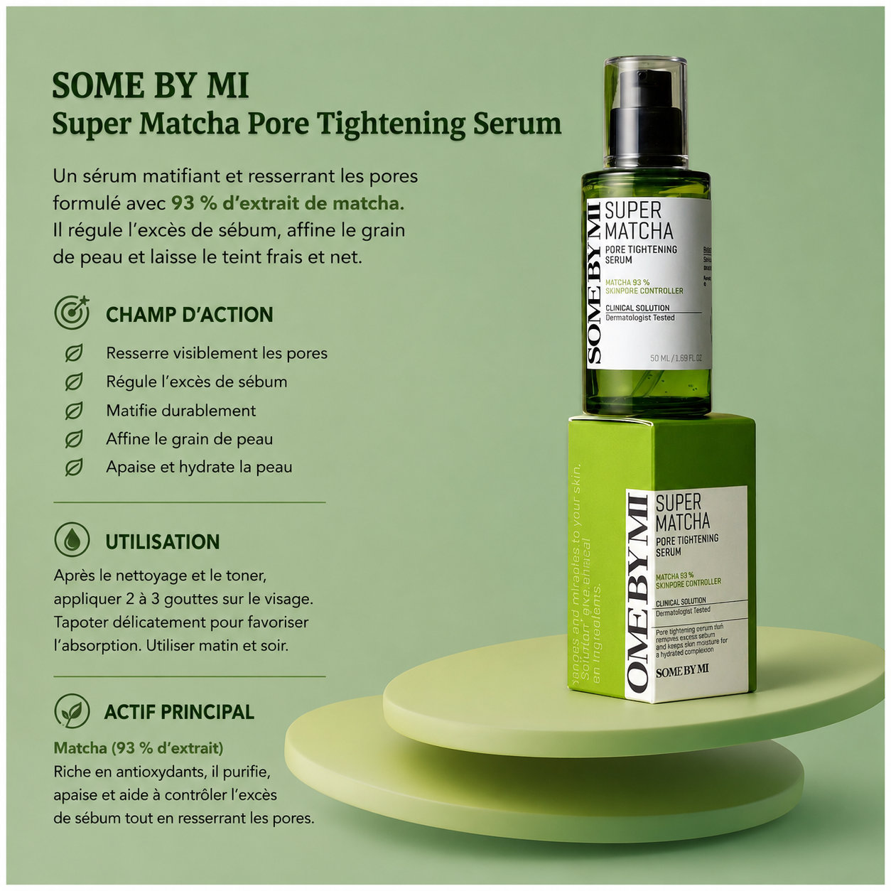 SOME BY MI - Super Matcha Pore Tightening Serum (50ml)